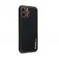 Apple iPhone 15 Plus Case Leather Black 