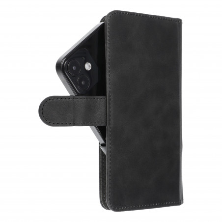 Samsung Galaxy S21 5G Univerzálne puzdro, Wallet Cases COMMON book Elegant, Soft lining inside  Black 