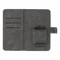 Samsung Galaxy S21 5G Univerzálne puzdro, Wallet Cases COMMON book Elegant, Soft lining inside  Black 