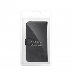 Samsung Galaxy S21 5G Univerzálne puzdro, Wallet Cases COMMON book Elegant, Soft lining inside  Black 