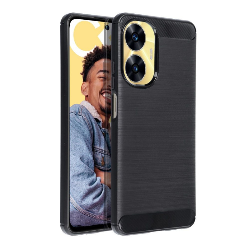 realme C55 Case Carbon Elegant  Black 