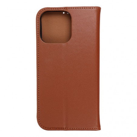 Apple iPhone 15 Pro Max Wallet Cases Leather case SMART PRO Elegant  Brown 