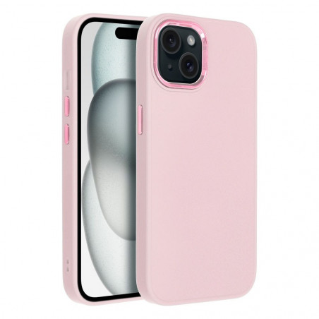 Apple iPhone 15 Case FRAME Elegant  Powder pink 