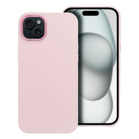 Apple iPhone 15 Plus Case FRAME Elegant  Powder pink