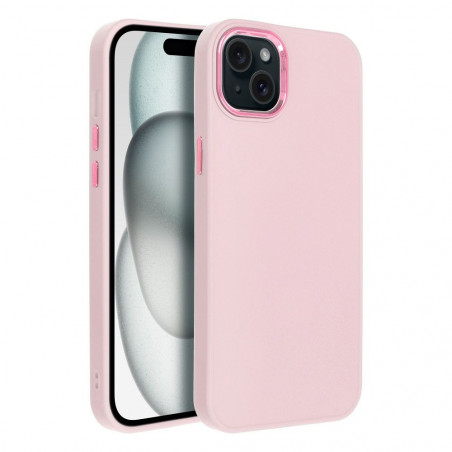 Apple iPhone 15 Plus Case FRAME Elegant  Powder pink