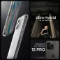 Apple iPhone 15 Pro Case Spigen Ultra Hybrid Crystal clear  Transparent 