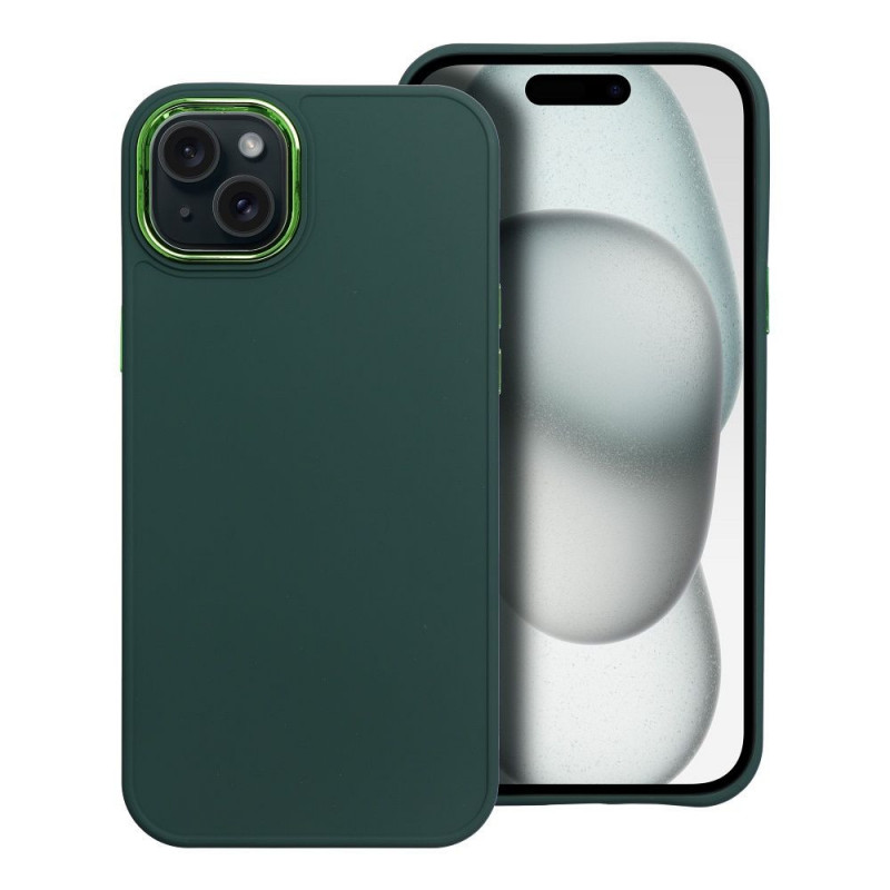 Apple iPhone 15 Plus Case FRAME Elegant  Green 