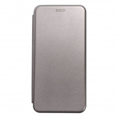 Apple iPhone 15 Pro Max Wallet Cases Book Elegance Elegant  Grey 