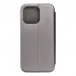 Apple iPhone 15 Pro Max Wallet Cases Book Elegance Elegant  Grey 