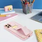 Apple iPhone 15 Plus Case LEATHER Case Kickstand Pink 