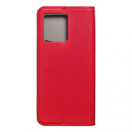 Motorola Edge 40 Wallet Cases Smart Case Book Red 