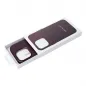 Apple iPhone 15 Plus Case Leather Mag Cover Elegant  MagSAFE  Dark violet 