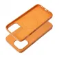 Apple iPhone 15 Pro Max Case Leather Mag Cover Elegant  MagSAFE  Orange 