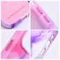 Apple iPhone 15 Pro Max Case Leather Mag Cover Elegant  MagSAFE  Purple splash 