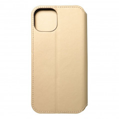 Apple iPhone 15 Plus Wallet Cases Dual Pocket book Gold