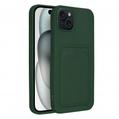 Apple iPhone 15 Plus Case Card Green