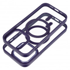 Apple iPhone 14 Pro Case Color Edge Mag MagSAFE  Deep purple 