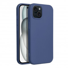 Apple iPhone 15 Case Silicone Elegant  Blue 