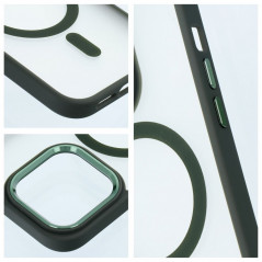 Apple iPhone 15 Pro Case Matte Mag Cove MagSAFE  Green 