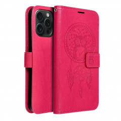 Apple iPhone 15 Pro Max Wallet Cases MEZZO Book Dreamcatcher  Magenta