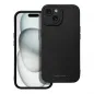 Apple iPhone 15 Case Roar Luna Monochrome, Stylish, An aesthetic accessory  Black 