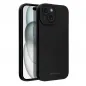 Apple iPhone 15 Case Roar Luna Monochrome, Stylish, An aesthetic accessory  Black 