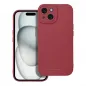 Apple iPhone 15 Case Roar Luna Monochrome, Stylish, An aesthetic accessory  Red 