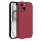 Apple iPhone 15 Case Roar Luna Monochrome, Stylish, An aesthetic accessory  Red 