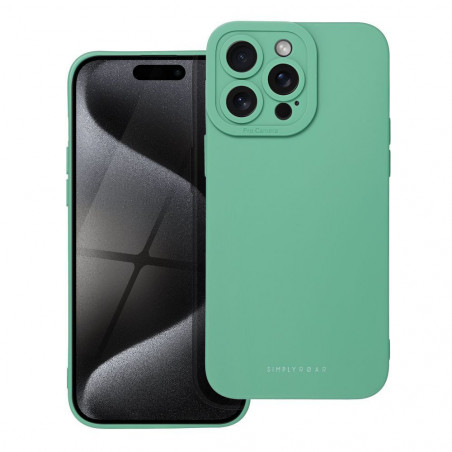 Apple iPhone 15 Pro Max Case Roar Luna Monochrome, Stylish, An aesthetic accessory  Green 