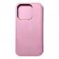 Apple iPhone 15 Pro Wallet Cases Dual Pocket book Light pink 