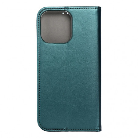 Apple iPhone 15 Pro Max Wallet Cases Smart Magneto book Dark green 