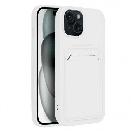 Apple iPhone 15 Case Card White 