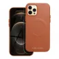 Apple iPhone 12 Pro Case Roar Leather Mag Elegant  MagSAFE  Brown 