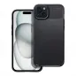 Apple iPhone 15 Case Carbon premium Elegant  Black 