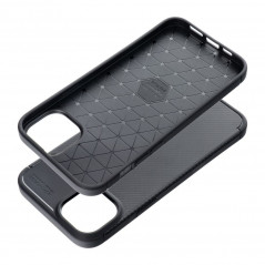 Apple iPhone 15 Case Carbon premium Elegant  Black 