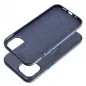 Apple iPhone 15 Case Roar Leather Mag Elegant  MagSAFE  Navy 