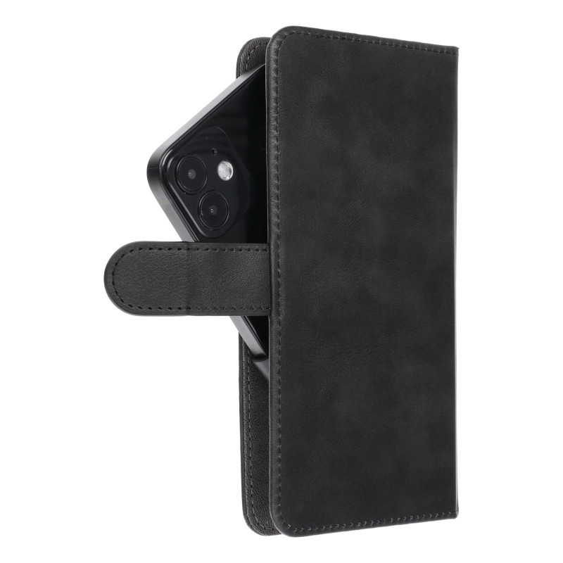 Samsung Galaxy A54 Univerzálne puzdro, Wallet Cases COMMON book Elegant, Soft lining inside  Black 