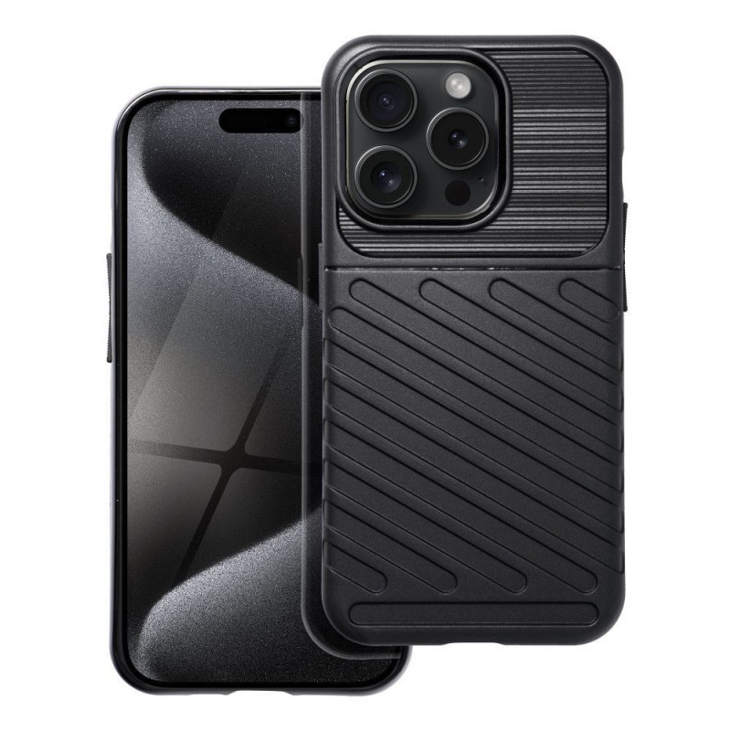 Apple iPhone 15 Pro Case THUNDER Black 