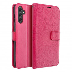 Samsung Galaxy A54 Wallet Cases MEZZO Book Mandala  Magenta 