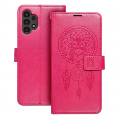 Samsung Galaxy A13 LTE Wallet Cases MEZZO Book Dreamcatcher  Magenta 