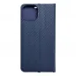 Apple iPhone 15 Wallet Cases LUNA Book Carbon Carbon Fibre, Elegant  Blue 