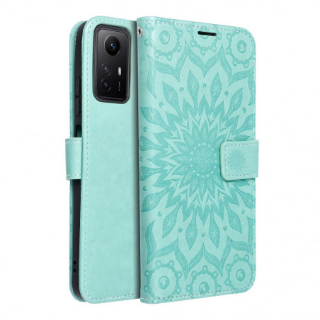 XIAOMI Redmi Note 12s Wallet Cases MEZZO Book Mandala  Green 