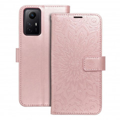 XIAOMI Redmi Note 12s Wallet Cases MEZZO Book Mandala  Rose gold