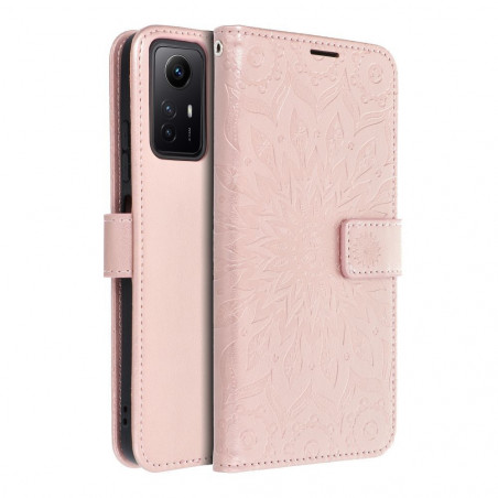 XIAOMI Redmi Note 12s Wallet Cases MEZZO Book Mandala  Rose gold