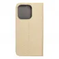 Apple iPhone 15 Pro Wallet Cases Sensitive Book Gold 