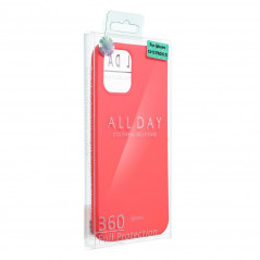 Apple iPhone 15 Case Roar Colorful Jelly Peach pink 