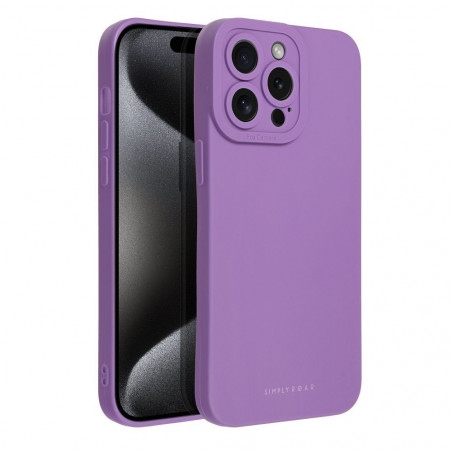 Apple iPhone 15 Pro Max Case Roar Luna Monochrome, Stylish, An aesthetic accessory  Violet