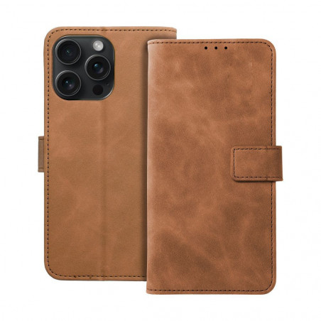 Apple iPhone 15 Pro Max Wallet Cases TENDER Book Brown 