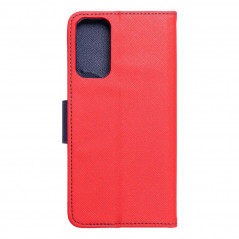 Samsung Galaxy M13 Wallet Cases Fancy Book Red / Navy 