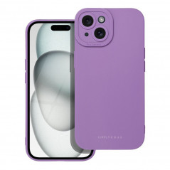 Apple iPhone 15 Case Roar Luna Monochrome, Stylish, An aesthetic accessory  Violet